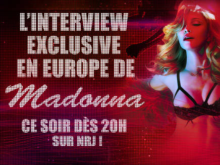 Madonna : son interview exclusive en Europe ce soir
