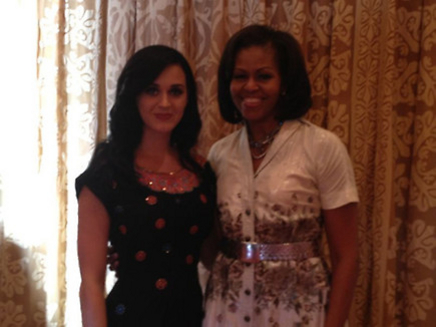 Katy Perry déjeune avec Michelle Obama ©Twitter